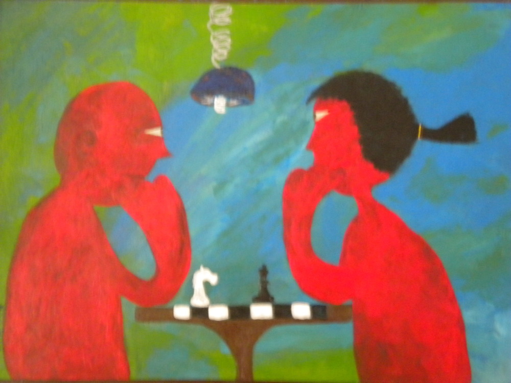 <b>Tablas</b><br>Técnica: Acrilico sobre contraenchapado<br>Dimensiones: 79x59cm<br>Año: 2014