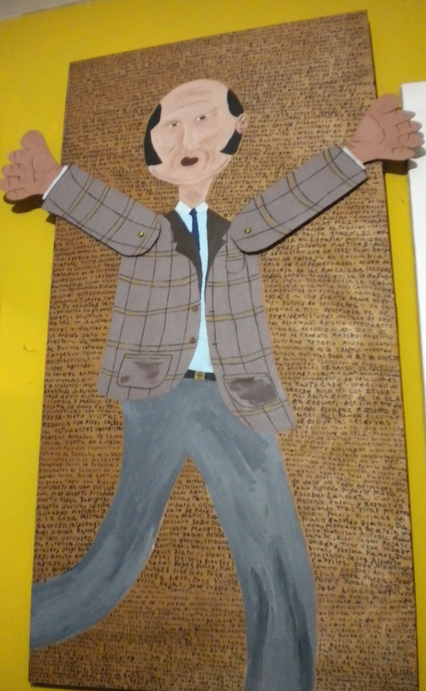 <b>CAP</b><br>Técnica: Acrílico sobre contraenchapado<br>Dimensiones: 121x63cm